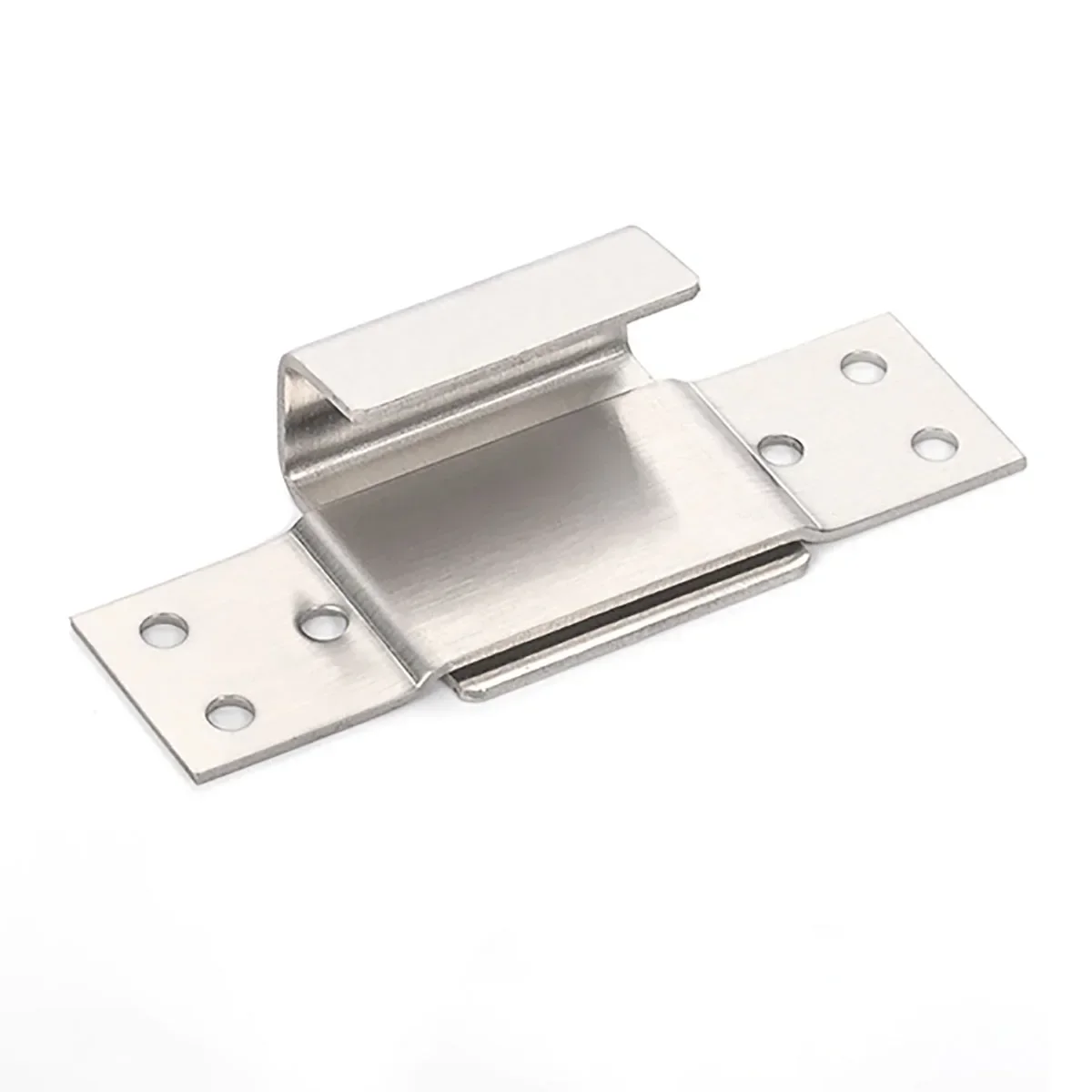Description Picture 4 of item1Pcs Stainless Steel Hanging Code Tile Display Wall Fixing Clip Buckle Corner Bracket Hanging Tile Mirror Support Hardware