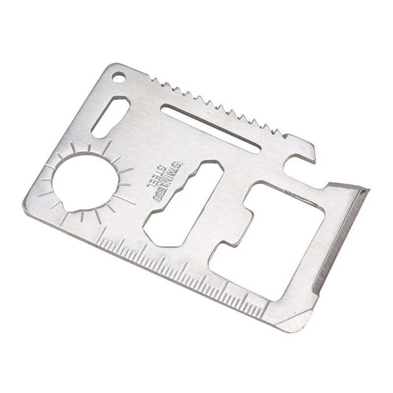 11 in 1 Portable Outdoor Camping Survival Multi-Tool Tourism Equipment  Pocket Tool Credit Card