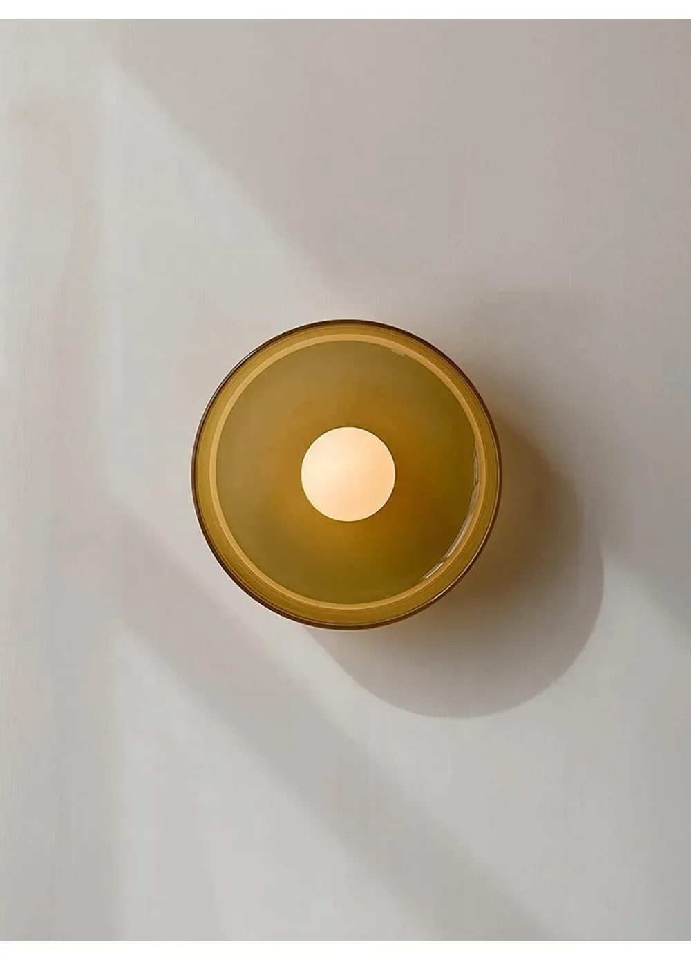 Description Picture 4 of itemG9 Dia 35cm Ceiling Light Glass Source Room Decor Wall Lamp Bedroom Living Room Interior Home Decoration LED Lighting Fixture