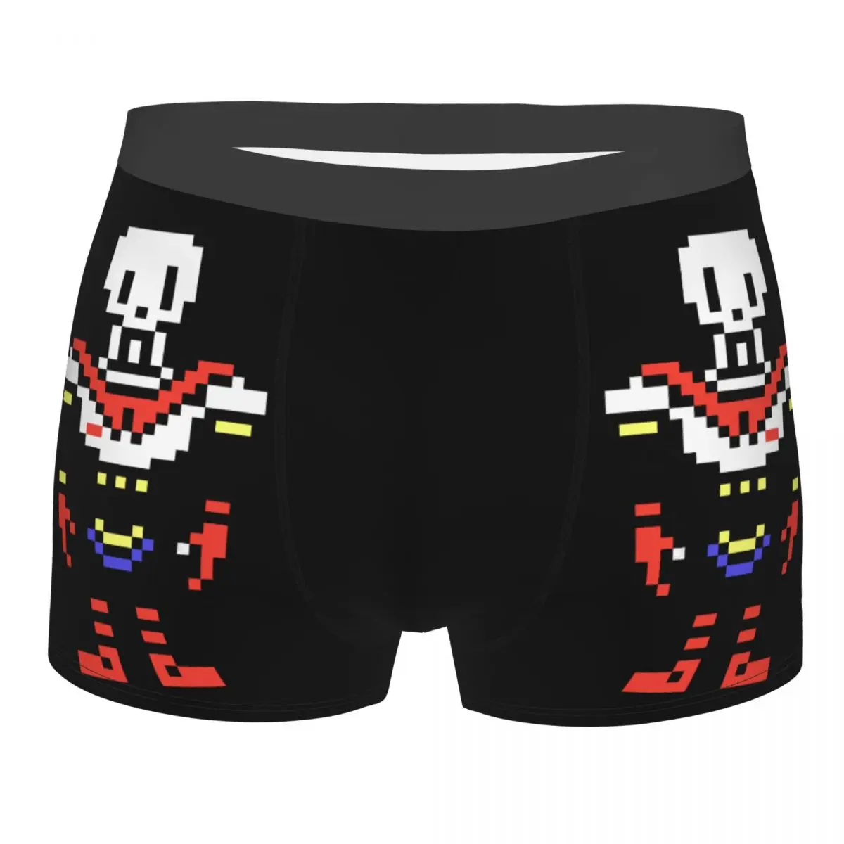 Sans And Papyrus Sprites Undertale Napstablook Men's Boxer Briefs,Highly Breathable Underwear,High Quality 3D Print Shorts