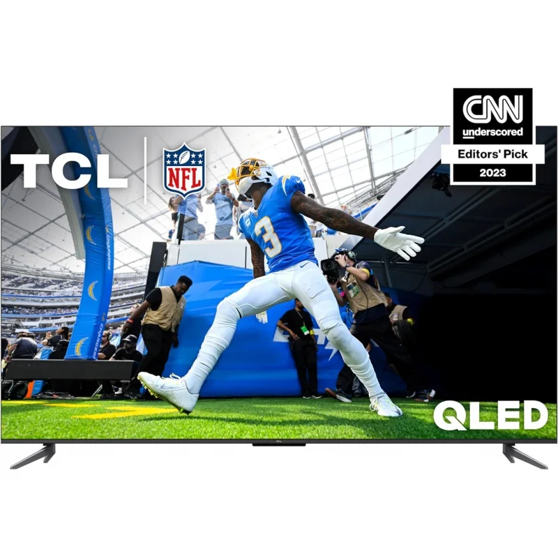 

TCL 65-Inch Q6 QLED 4K Smart TV with Google (65Q650G, 2023 Model) Dolby Vision, Atmos, HDR Pro , Game Accelerator Enhanced Gamin