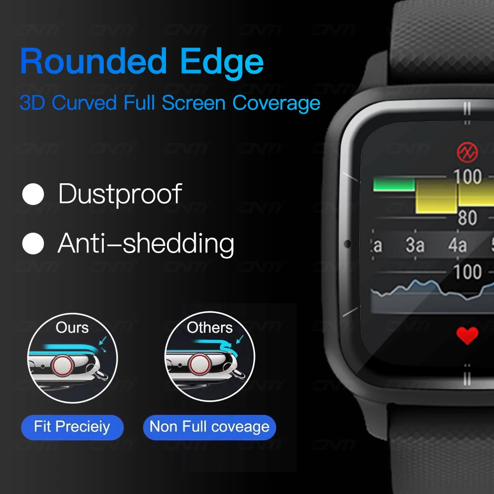 5D Soft Protective Film for Garmin Venu SQ 2 HD Full Screen