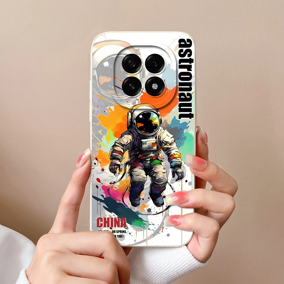 Cute Cartoon Soft Liquid Silicone Phone Case - Full Protection Anti-Drop Back Cover