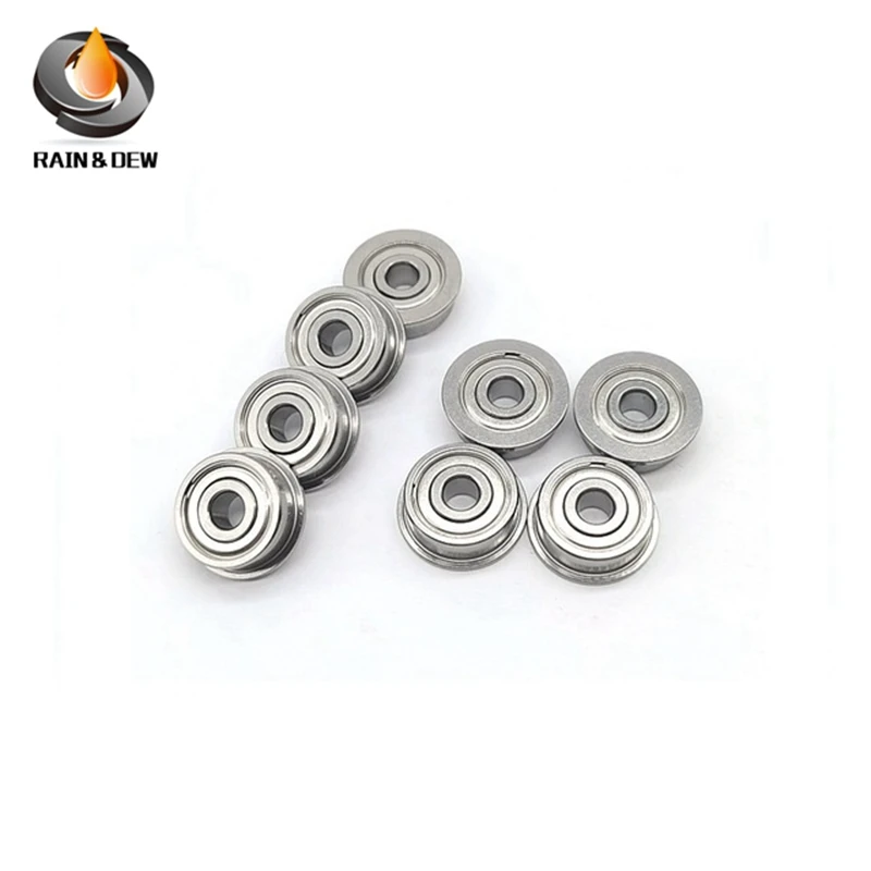 Flange Bushing Ball Bearings 10PCS F623ZZ 3X10X4 mm Bearing F604ZZ F605ZZ F606ZZ F608ZZ F623ZZ F624ZZ F625ZZ F626ZZ F635ZZ