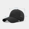 New Custom Logo Unisex Mesh Quick-drying Baseball Caps Fashion Women Casual Adjustable Snapback Cap Men Breathable Trucker Hat 3