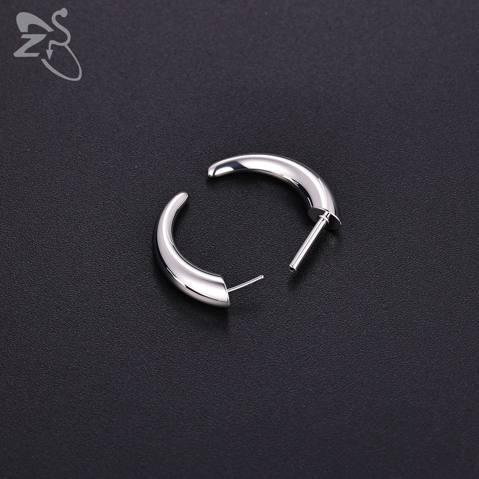ZS 1개 16G 스테인리스 스틸 셉텀 피어싱 플러그 인 노즈 링 블랙 샤프 콘 이어 헬릭스 노스트릴 피어싱 주얼리 8/10mm