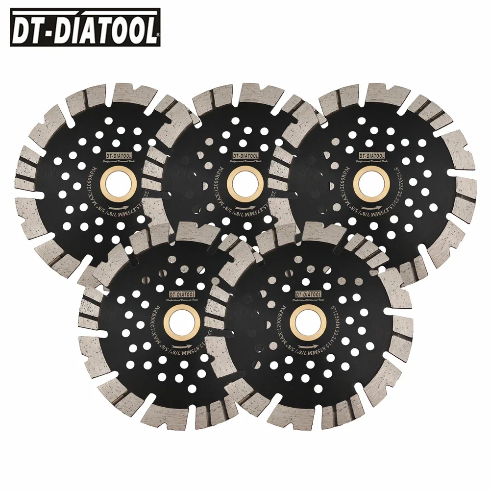 DT-DIATOOL Dry Saw Blades Cutting Discs Dia 125mm Multi-Hole for ...