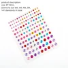 1pc Glitter Diamond Makeup Eyeliner Eyeshadow Face Rhinestone Sticker Jewelry Eyes Stage Party Makeup Crystal Tattoo Sticker 6