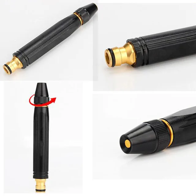 Hordozható, Nagynyomású Autómosó Vízpisztoly, Sprinkler, Hab Víztömlő Fúvóka, Fém Kerti Öntözőszerszám - Image 5