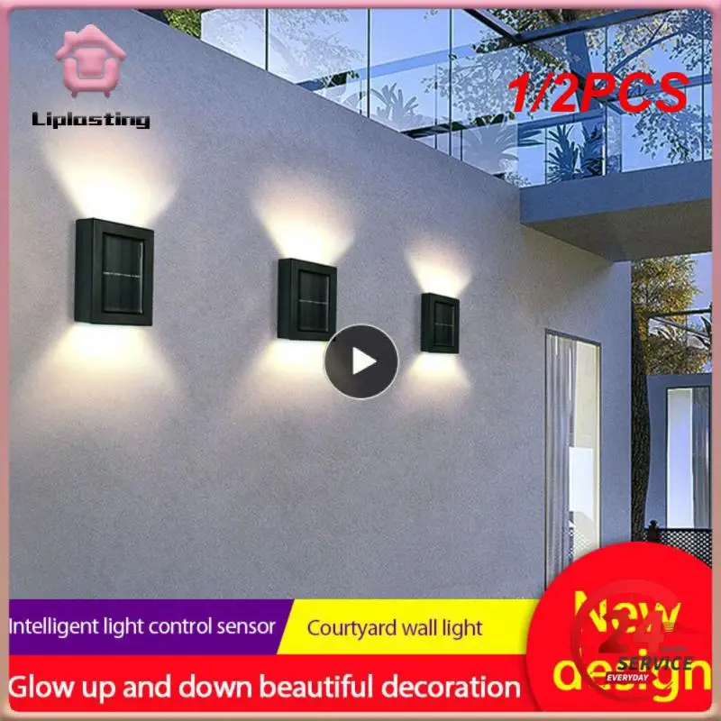 

1/2PCS Beautiful Balcony Courtyard Energy-efficient Garden Decor Lamps High-quality Durable Outdoor Light Long-lasting