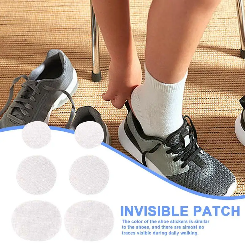 Shoe Patches for Toe Holes Self-Adhesive Prevention Spliced Sewn Patch Inside Sneakers Liner Back Cushions for Cloth Leather shoe protector