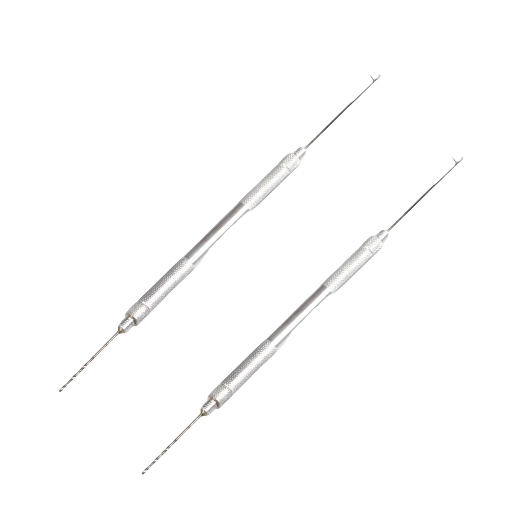 

2pcs Needles Splicing Rotating Rigs Lead Drill Tools Aluminum Alloy