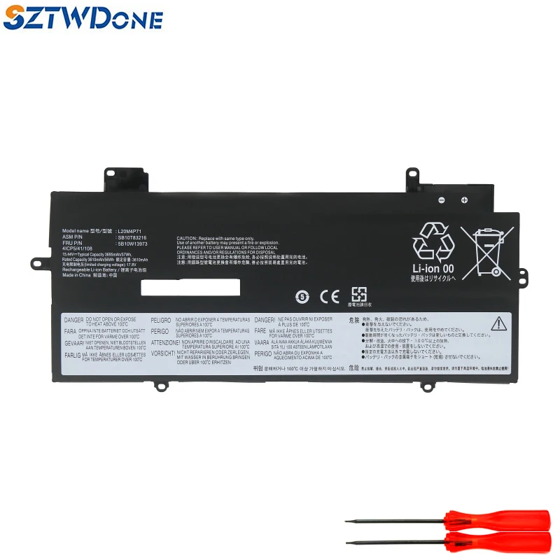 Batteria Per Laptop Sztwdone Muslimah Per Lenovo Thinkpad X1 Carbon Gen 9 X1 Yoga Gen 6 Tp00129A Muslimatexam