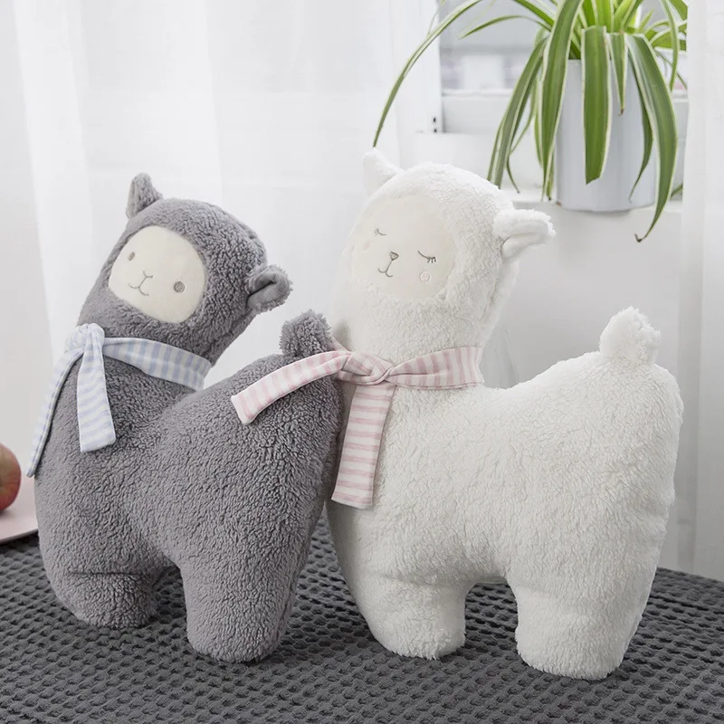 Warm Alpaca Plush Toys New Cute Fashion Best-selling Creative Soft Cartoon Dolls Comfort Doll Children Holiday Birthday Gifts homedics total comfort deluxe top fill warm