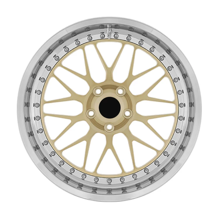 2 Piece Rims Mesh Design Aluminum Alloy Forged Car Wheels 18-23 Inch for Passenger Car Wheels 5/100 5/120 5/114.3