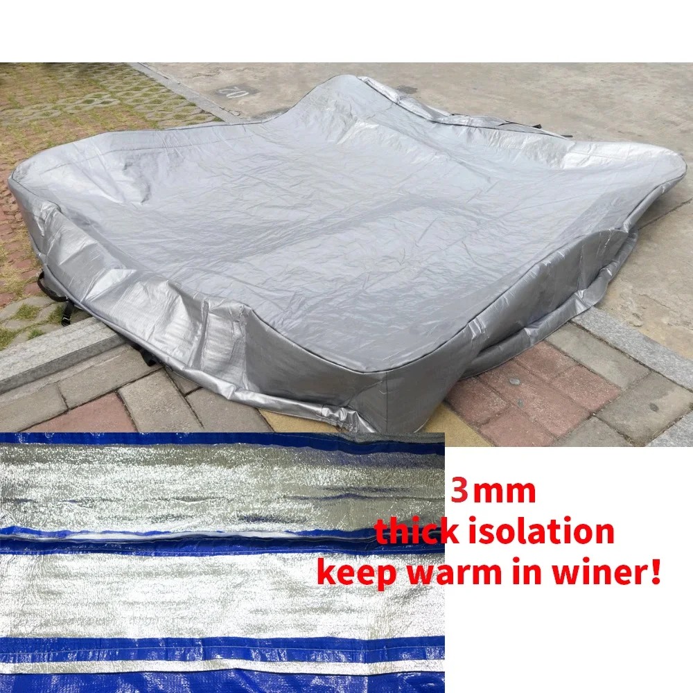 Customize 3mm Isolation spa cover cap Keep spa clean warm in winter Protect hot tub