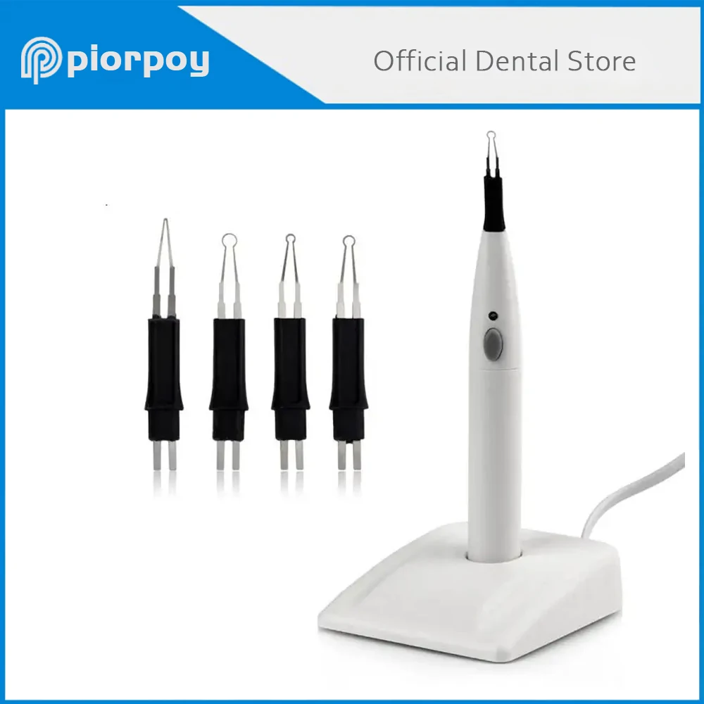 

PIORPOY 1 Set Dental Gutta Percha-points Cutter Teeth Tooth Gum Cutter 110V/220V With 4 Tips Dentistry Endo Heated Pen Tools