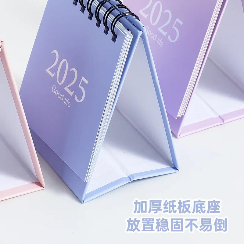 English mini desk calendar Desktop display portable calendar Desktop decoration handmade Diary Album 6 styles desk calendar
