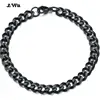 Bracelet en acier inoxydable pour hommes et femmes, chaîne cubaine, à la mode, pour Couple, unisexe, bijoux de poignet, cadeau de fête