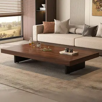 Walnut Farmhouse Square Coffee Table 1