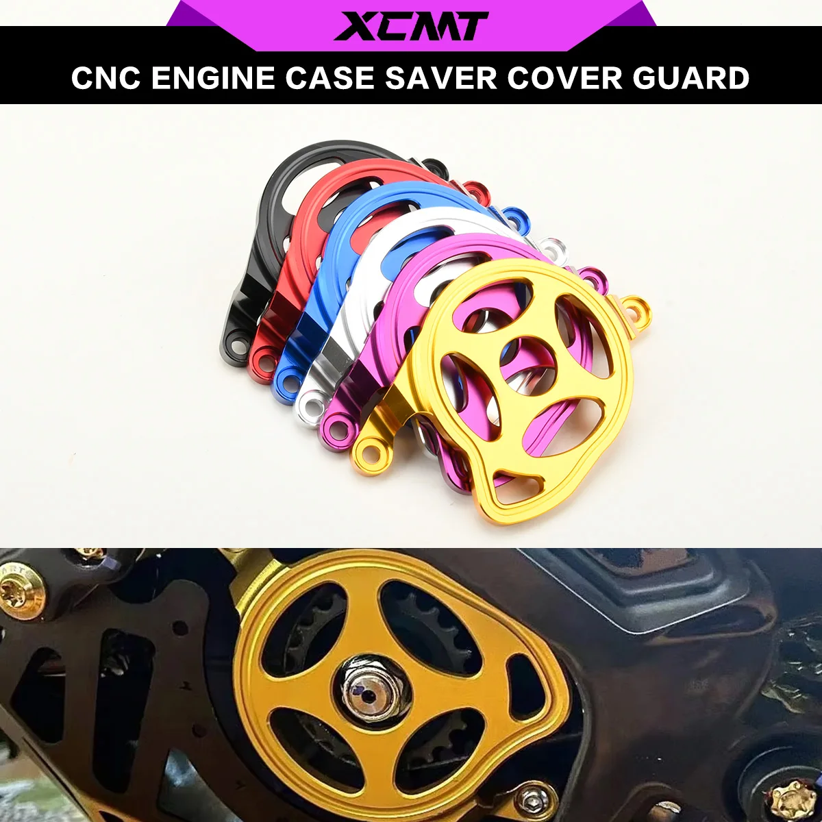 Off-Road Electric Motorcycle Engine Case Saver Cover Guard Protector For Surron Light Bee X S For Segway X160 X260 Dirt Bike