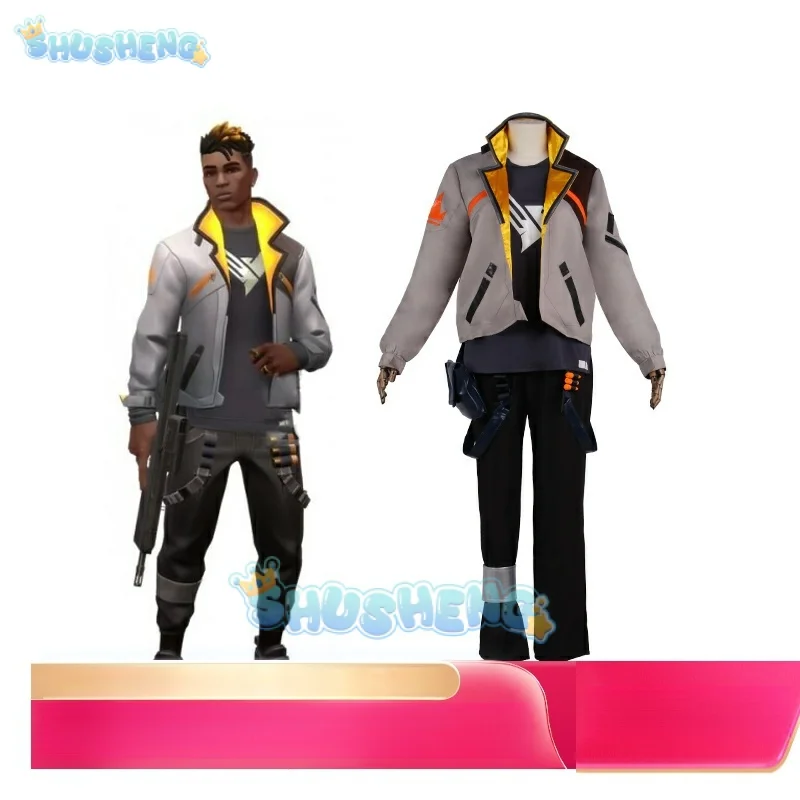 

Game Valorant Phoenix Cos Christmas Party Halloween Uniform Outfit Cosplay Costume Customize Any Size