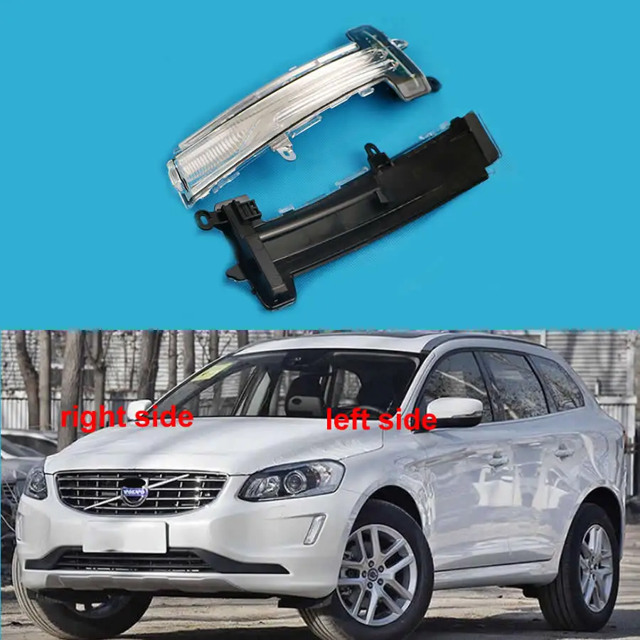 

Yifei For Volvo XC60 2014 2015 2016 2017 Car Accessories Rearview Mirror Marker Lamps Front Side Mirrors Turn Signal Light