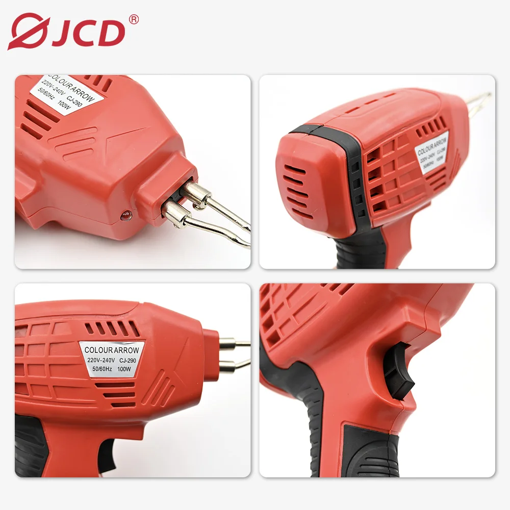 JCD Electric Soldering Iron Fast Soldering Gun High-Power 100W Electric Soldering Gun Maintenance Circuit Board Soldering Tools 5