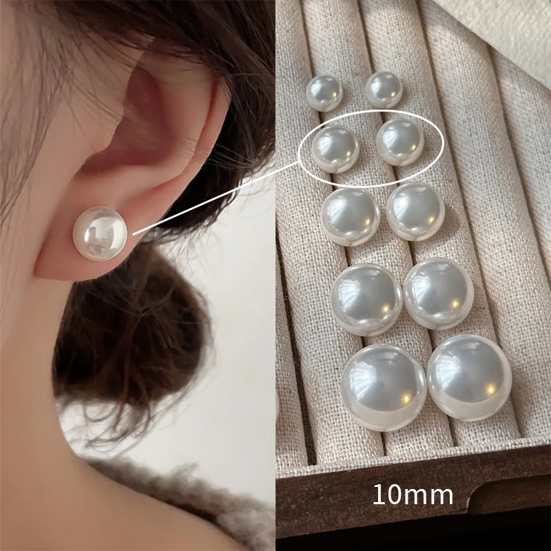 New 925 Sterling Silver Pearl Earrings Personality Charm Exquisite Charm Woman Earrings Birthday Gift Exquisite Jewelry - 3
