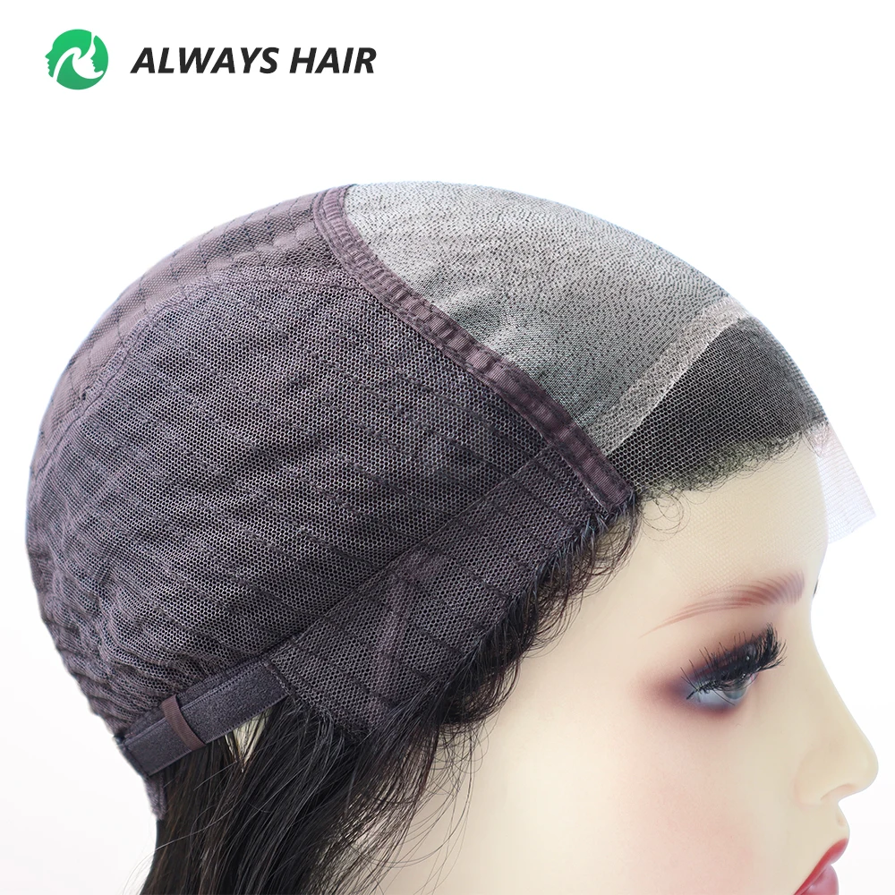 Alwayshair-MT12 9 Inches Long Hair Mono Top Wig French Lace Front Silky Chinese Cuticle Remy Human Hair Women Wig Promotion human hair wigs