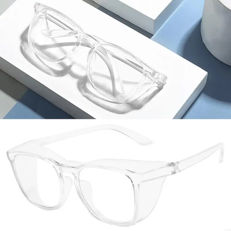 통기성 안전 고글 보호를위한 명확한 눈 안티 안개 안경 보호용 먼지 방지 안경..