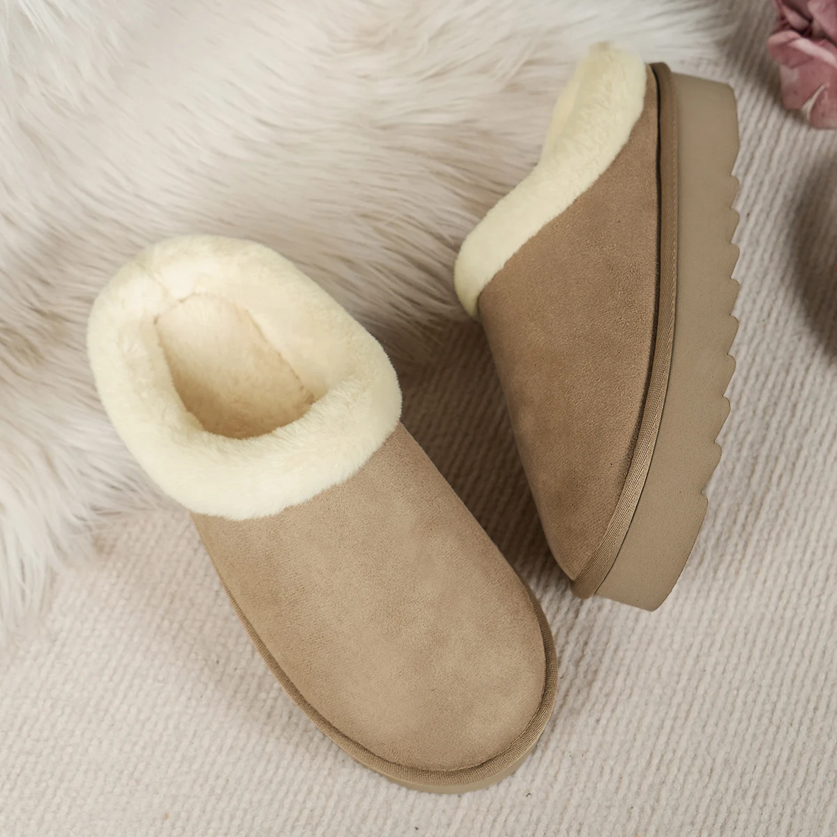 Women's Fluffy Slippers Canada | EvaCozy™ Warm Winter Shoes