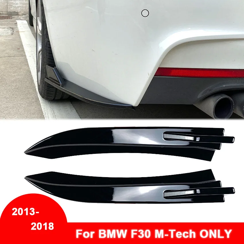 

Rear Bumper Canards Splitter Side Spoiler Cover Body Kit Trim For BMW F30 3 Series M Sport 320i 325i 2013-2018 Car Accessories