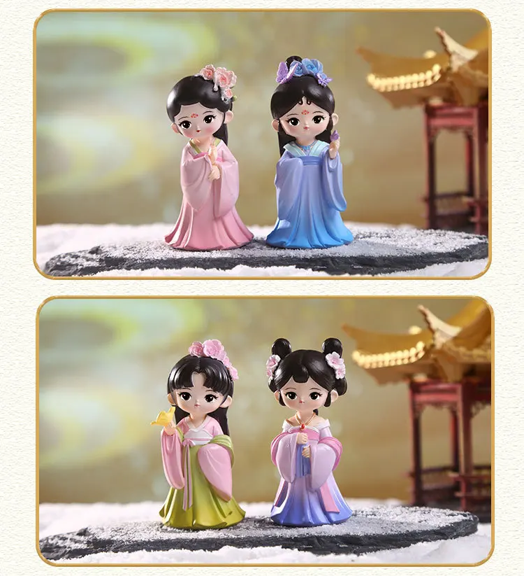 Antikes Kostüm Hanfu weibliche schöne Frau Diao Chan Xi Shi Ornamente kleines Mädchen beste Freundin Geburtstagsgeschenk Kawaii Figur – Detail 9