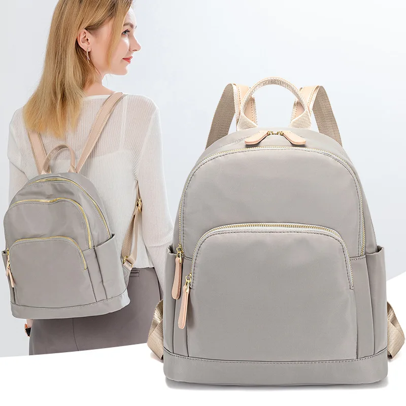 

2022 New Waterproof Oxford Cloth Women Backpack Designer Light Travel Backpack Fashion School Bags Casual Lides Shoulder Bags