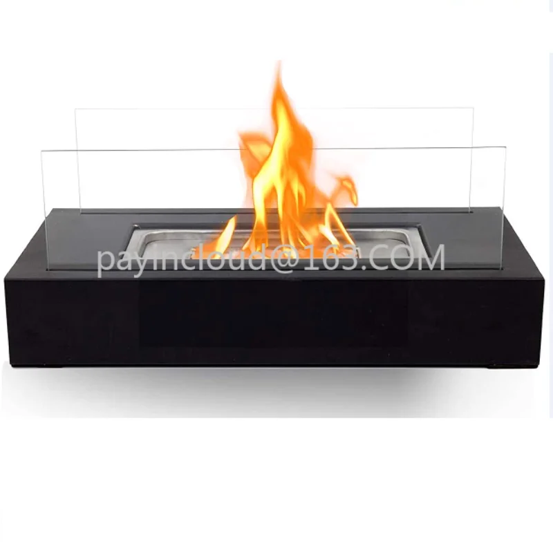 Indoor Outdoor Portable Tabletop Fireplace Modern Design Bio Fuel