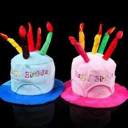 Birthday Cake Hat Birthday Candle Hat Adult Happy Birthday Party Decor Kids Hat Birthday Gift Décor Cosplay Birthday Decoration