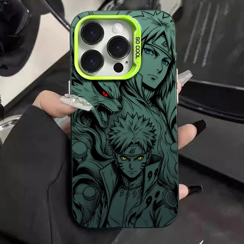 Naruto Minato Kurama Inspired Hard Phone Case