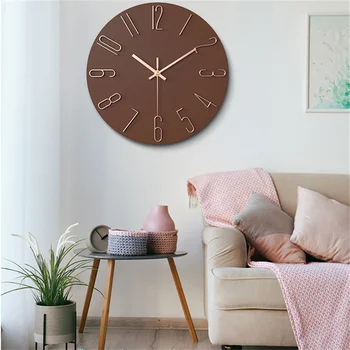 12" Battery Powered Analog Wall Clock 4