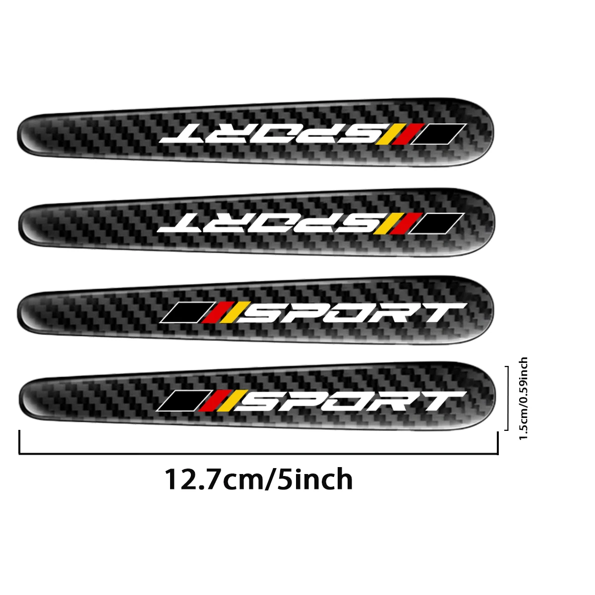 4PCS Carbon Fiber Car Door Handle Scratch Protector Sticker For Audi BMW Mercedes Benz For VW Ford ,Car Door Cup Protective Film