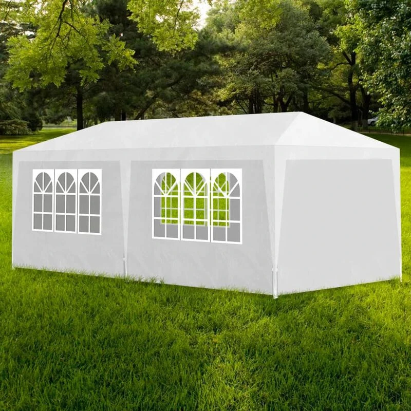 dam Recreatie Anoi Garden Gazebo 3x3m/3x4m/3x6m/3 X 12 M White Party Tent 2 M Hight For  Outdoor Parties And Gatherings - Gazebos - AliExpress