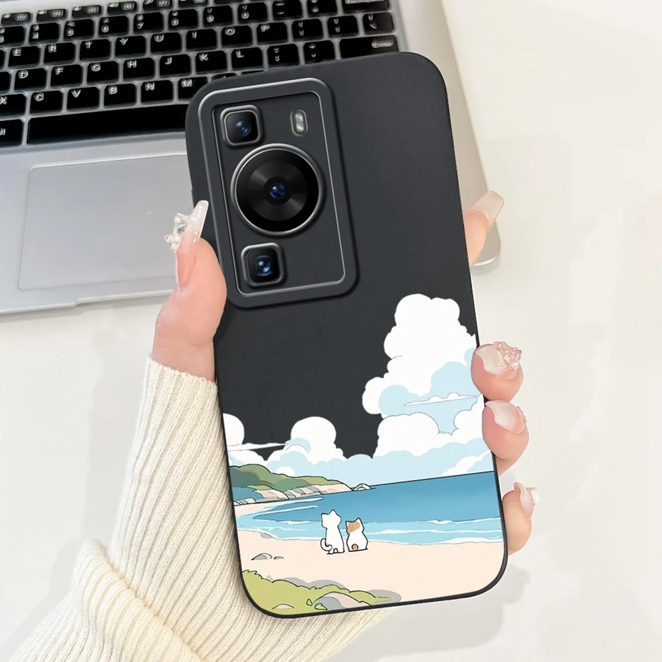 Luxury Candy Painted Cartoon Matte Bumper Soft Case Cover