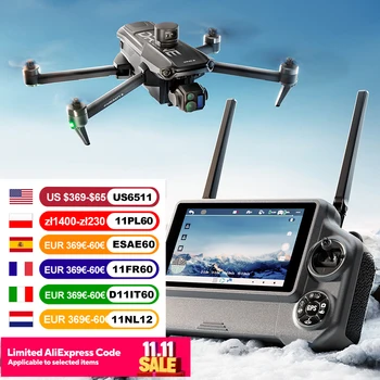 Wing 6 GPS Fotografia aerea Drone da pesca Fotocamera 8K Anti-forte sollevamento del vento Evitare gli ostacoli 360 °   Ritorno con una sola chiave alto 800 milioni