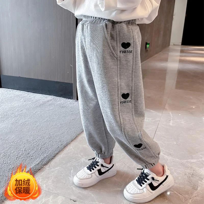 Girls Pants Kids Pants Girls Trousers Winter Girls Warm Pants Kids Clothes For Girls Pants Fashion Children Clothing 2-8 Years Autumn Baby Kids Plush Trousers