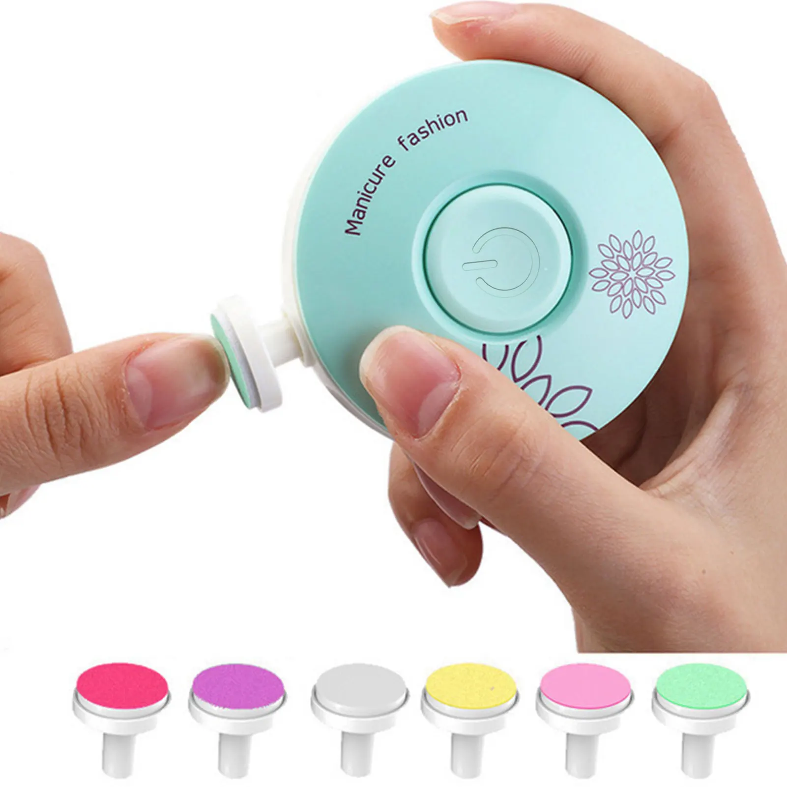 Tagliaunghie elettrico neonato strumento per lucidare le unghie per bambini  forbici per Manicure per neonati Kit per l'igiene del bambino tagliaunghie  per bambini # WO