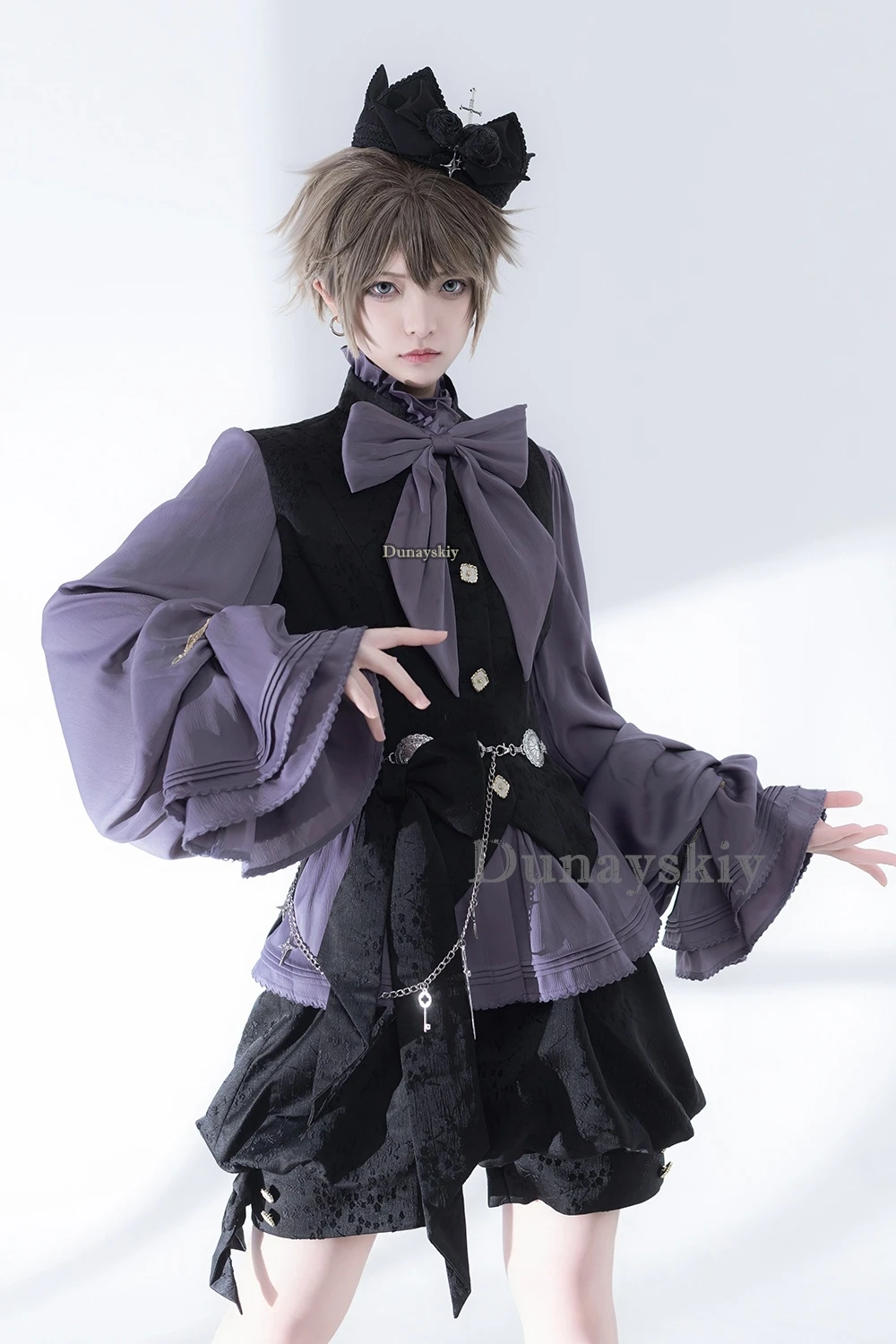 

Ouji жилет в стиле Лолиты/короткие брюки/блузка от принцессы «летопицы» ~ Rabbit Run 2,0, костюм для косплея, наряд, Униформа, платье