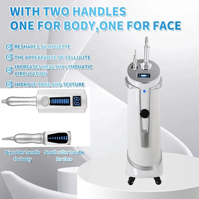 2024 Inner Ball Rolling Device Skin Rejuvenation Face Firm Fat Burning Body Shape 2 Handles Diathermy for Body & Skin Treatment