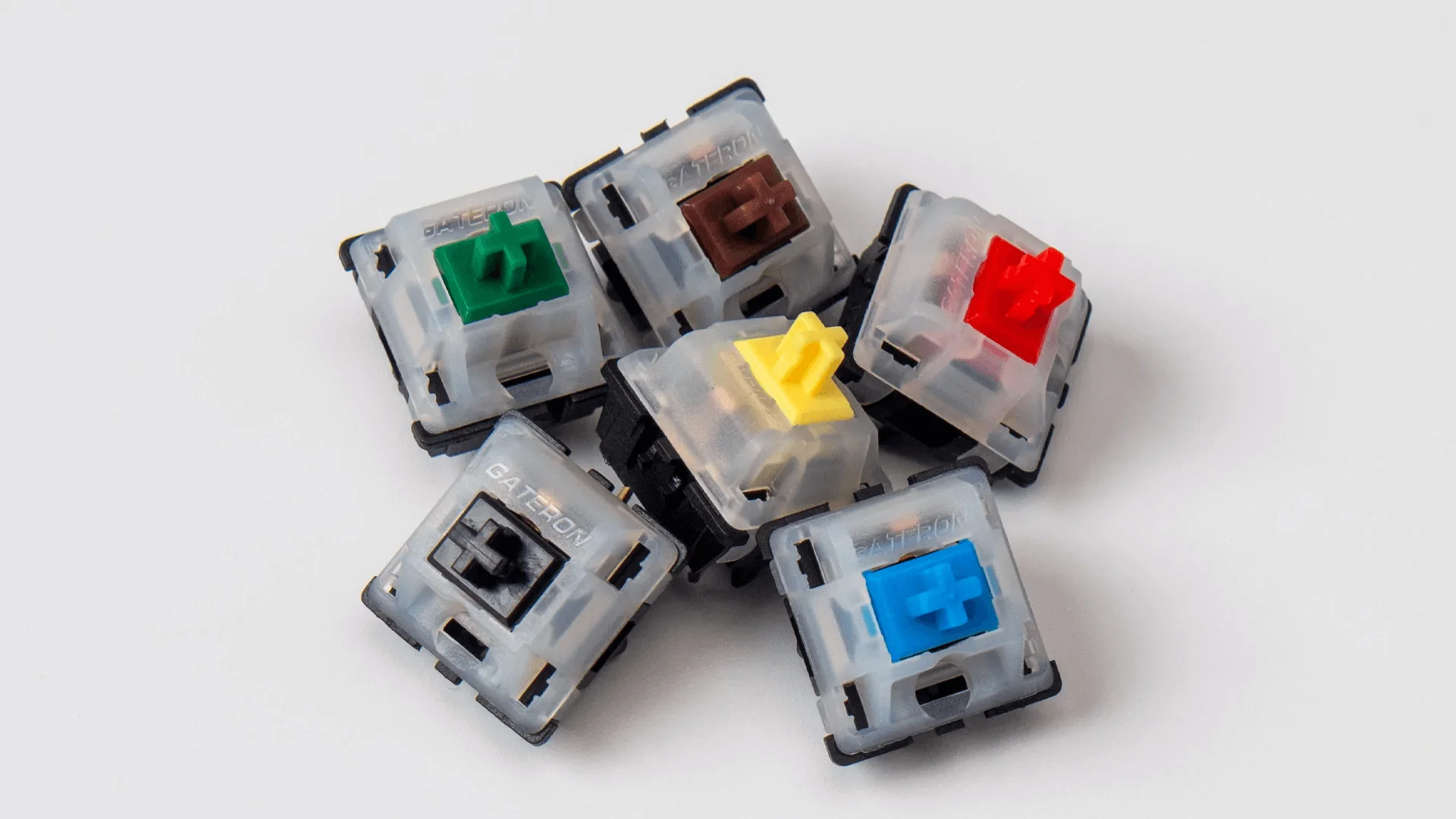 Interruptor Inferior Preto Superior Leitoso Ks3x47 Peças de Gateron 110 para o Teclado Mecânico - Imagem 4