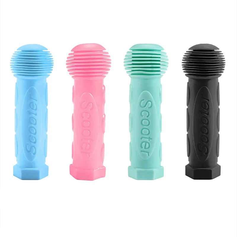 Bicycle Handlebar Grips Bicycle Accessories 1Pair Rubber Grip Handle Bike Handlebar Grips Cover Anti-skid Bicycle Tricycle Skateboard Scooter Child Kids