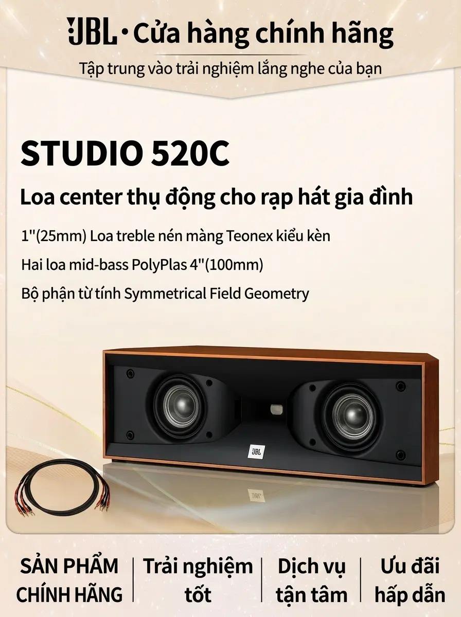 JBL | Loa Trung Tâm Cao Cấp Có Còi Nén